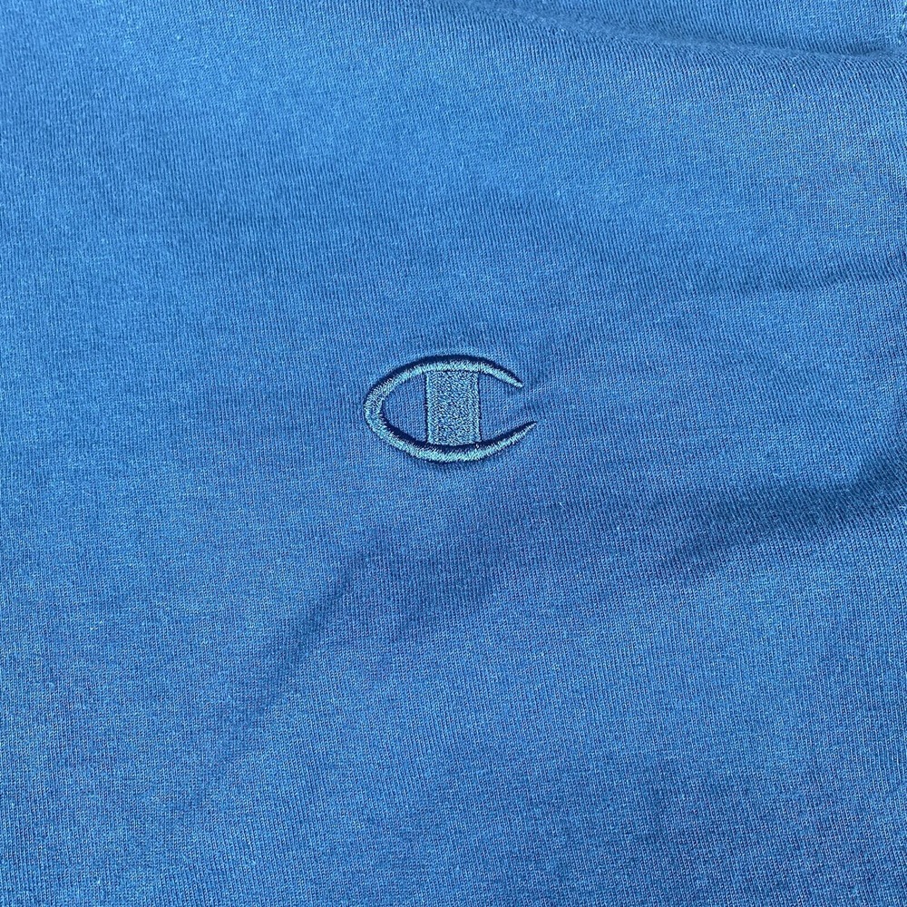 Champion Shirt Mens Medium Blue Authentic Athleticwear Short Sleeve T Shirt - Picture 2 of 7